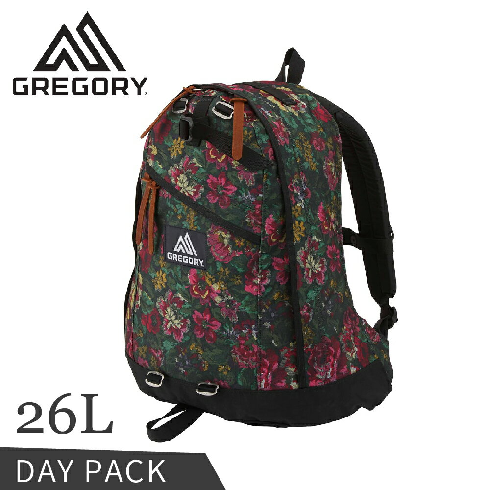 【GREGORY 美國 26L DAY PACK後揹包《花園油彩》】65174/雙肩揹包/日系街包/休閒揹包/登山/旅行/健行