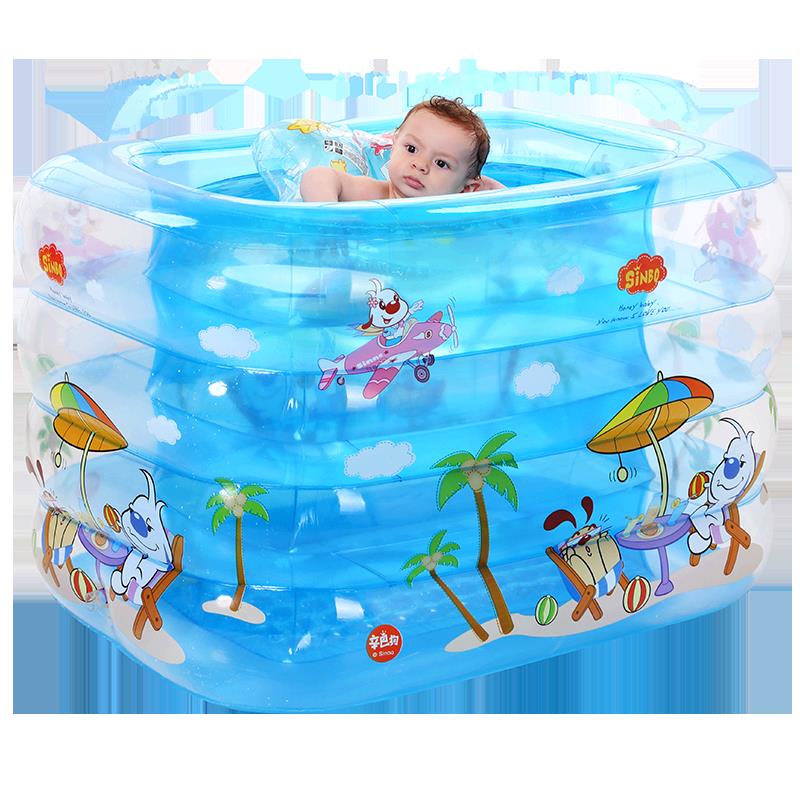 泡澡桶 戲水新生泳池充氣家用泡澡桶 浴缸幼兒童遊泳可折疊式家庭寶寶