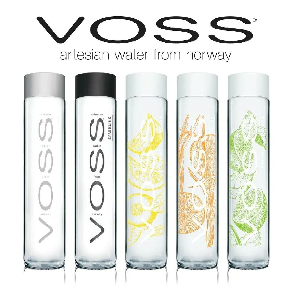 【整箱購買】VOSS 挪威頂級天然氣泡水／礦泉水