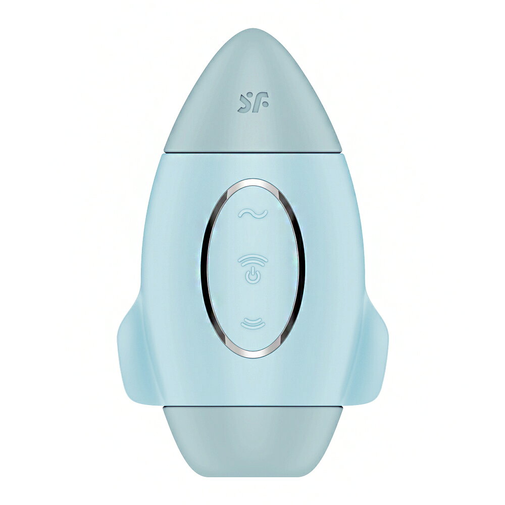 德國Satisfyer Mission Control 火箭吸吮震動-天空藍