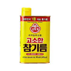 【首爾先生mrseoul】韓國 OTTOGI 不倒翁 100%純芝麻油（500ml）香油 芝麻 白芝麻
