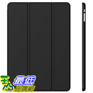 [107美國直購] 保護套 JETech Apple iPad Mini 1/2/3 Case Slim-Fit Folio Cover with Self Stand and Auto Sleep/Wake (Black)