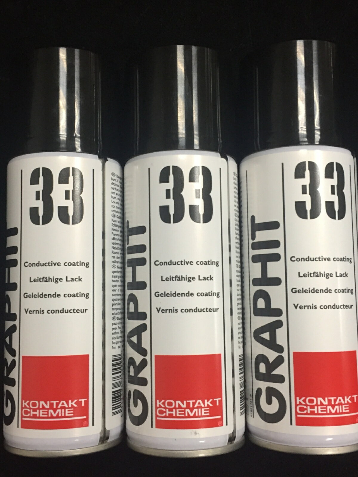 德國康泰GRAPHIT 33石墨涂層劑 半導電漆 導電漆 石墨屏蔽漆200ML【亞德機械五金家居】