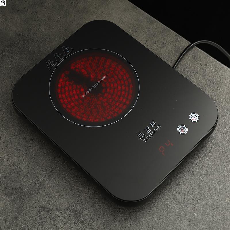 110V-220V出口跨境款迷你超薄電陶爐煮咖啡煮摩卡壺煮細嘴手沖壺
