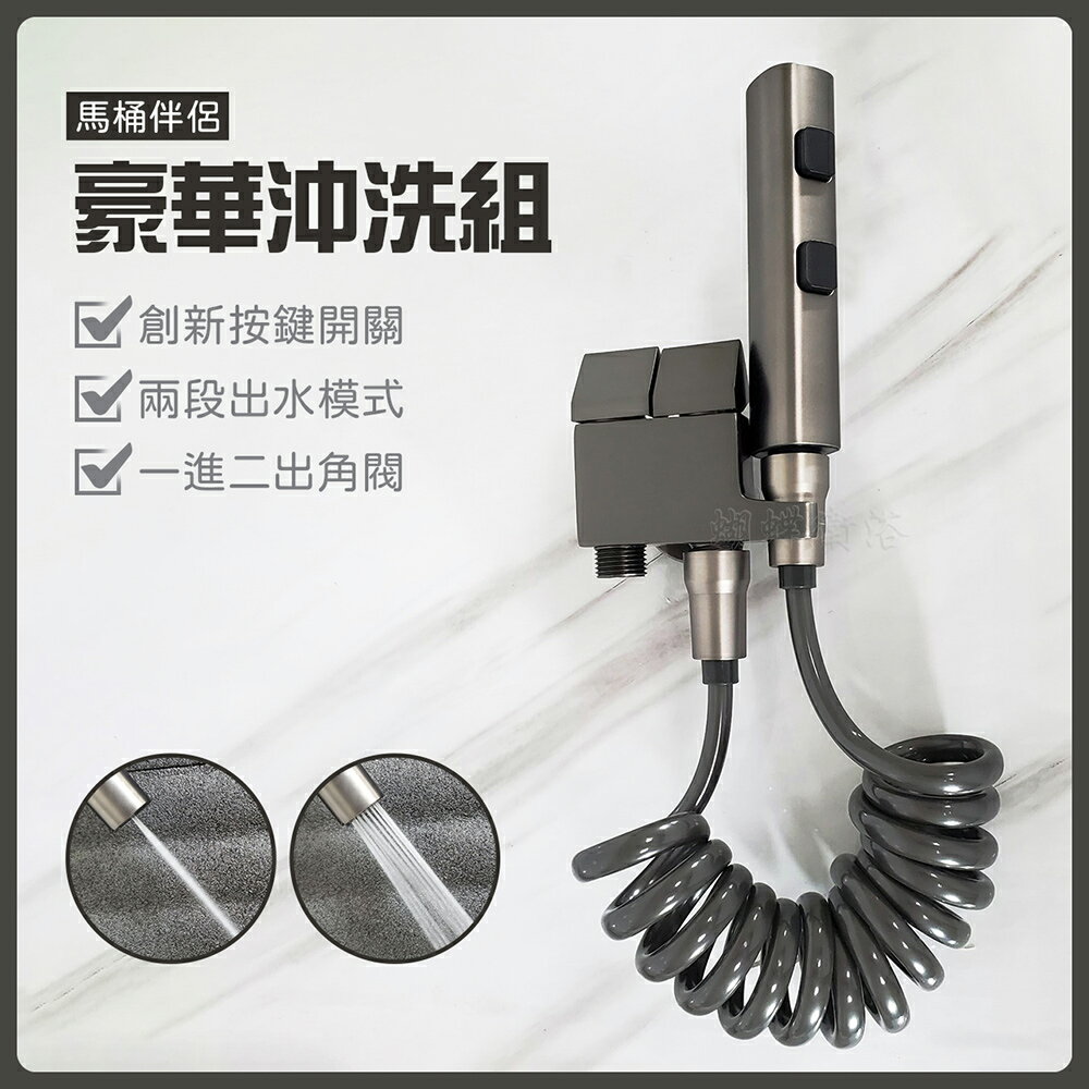 兩段出水 豪華沖洗噴槍組