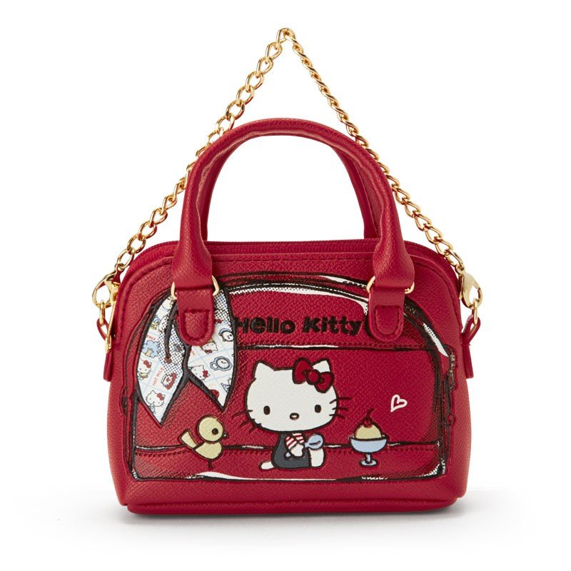 日貨 hello kitty 手拿包 鑰匙包 包包 收納包 化妝包 外出包 KT 凱蒂貓 三麗鷗 J00015056