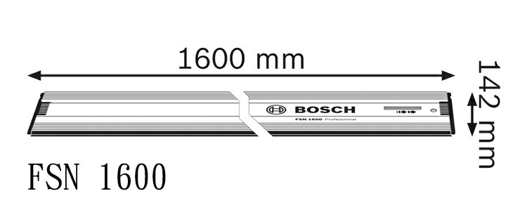 BOSCH FSN 800 FSN 1600導板圓鋸機GKS10.8-Li 12V-LI用導軌專業切割