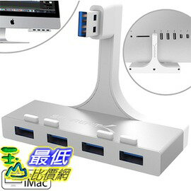 [美國直購] Sabrent Premium 4-Port Aluminum USB 3.0 Hub For iMac Slim Unibody (HB-IMCU) 集線器