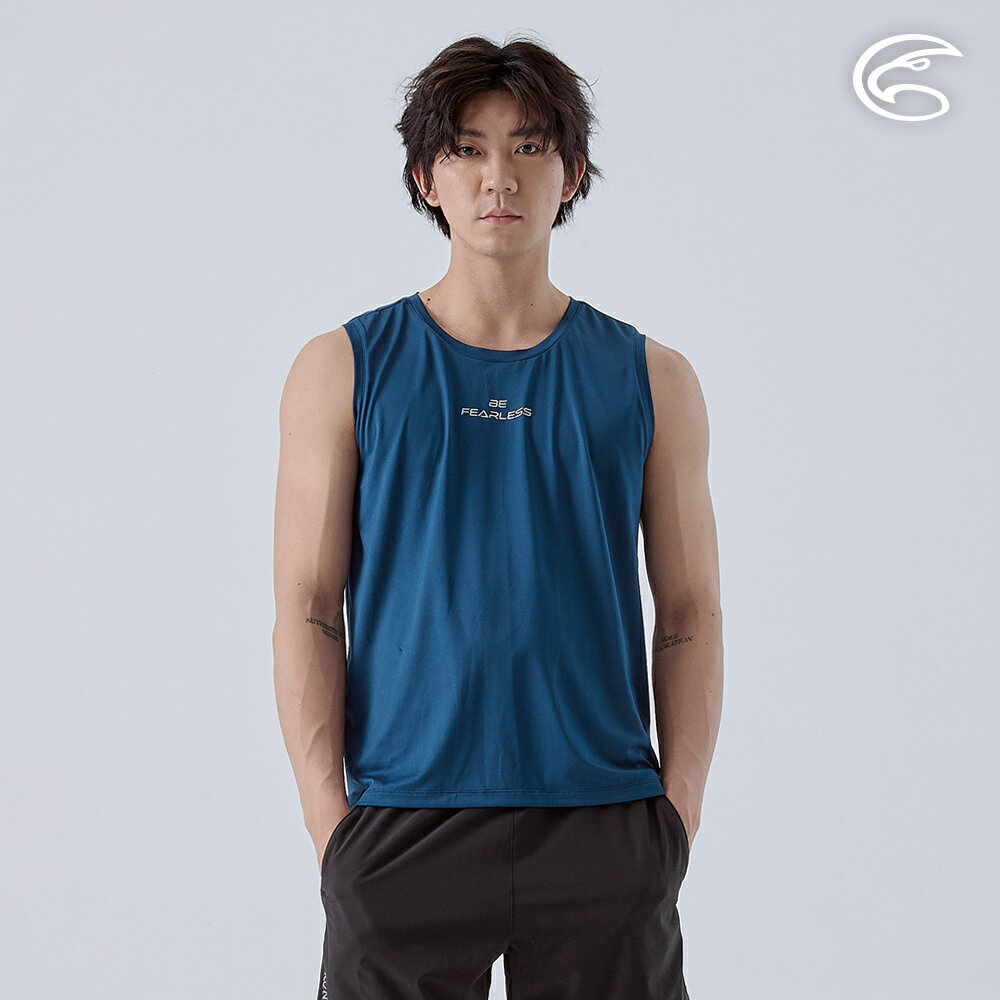 ADISI 男緹花洞洞排汗抑菌消臭背心 AV2411063 (S-3XL)｜透氣 吸濕排汗 快乾 輕量 彈性 排汗衣