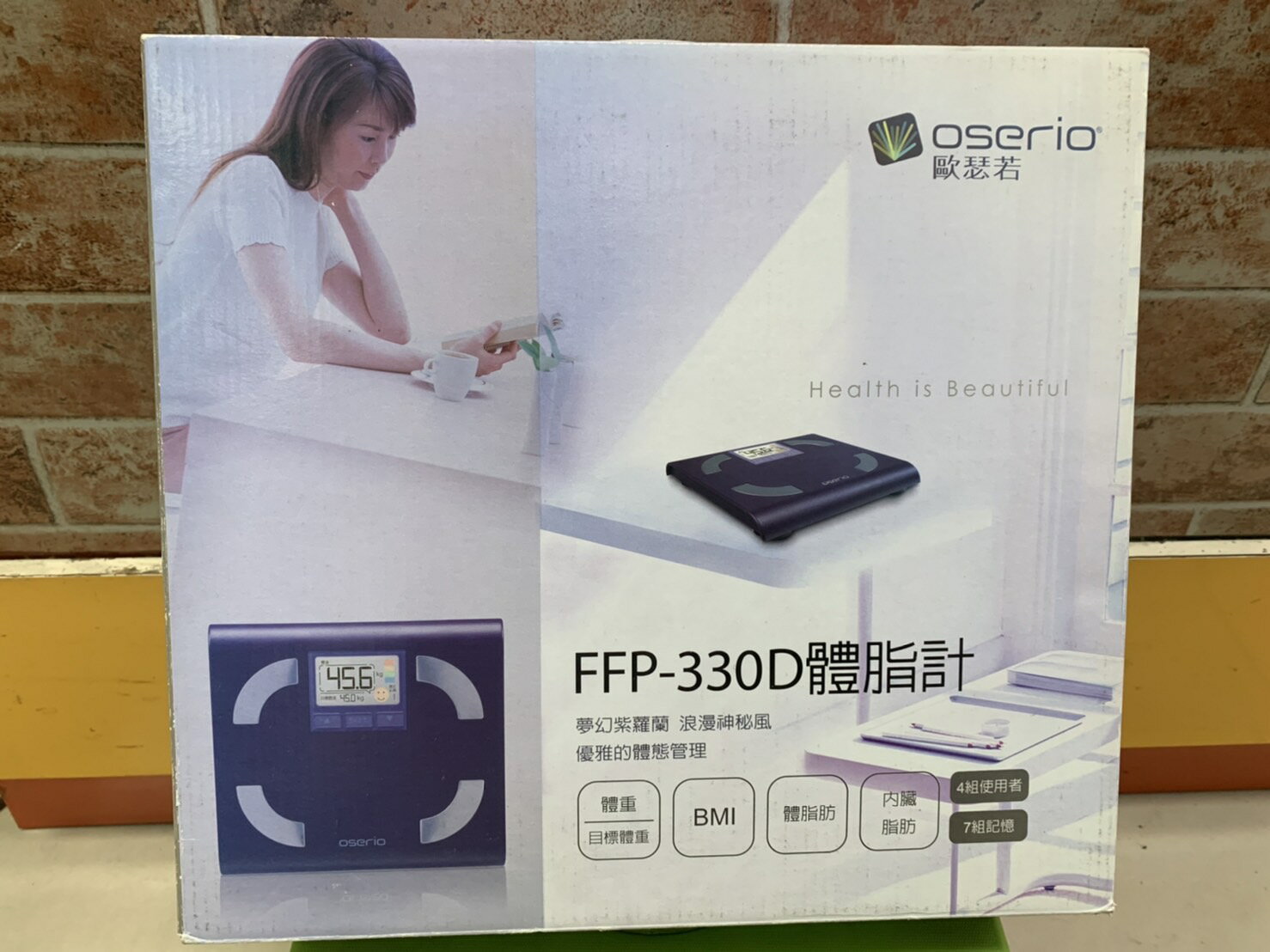 【福利品-外盒老舊】歐瑟若-多功能中文體脂計FFP330