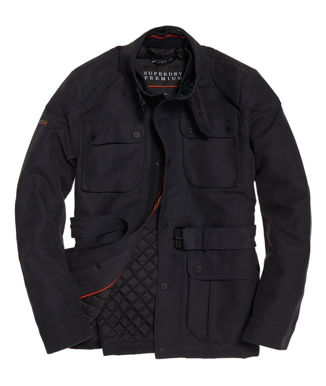 跩狗嚴選 極度乾燥 Superdry Field Premium 軍裝 頂級款 M65 騎士 機車 編織耐磨 風衣 防風保暖 外套 深灰
