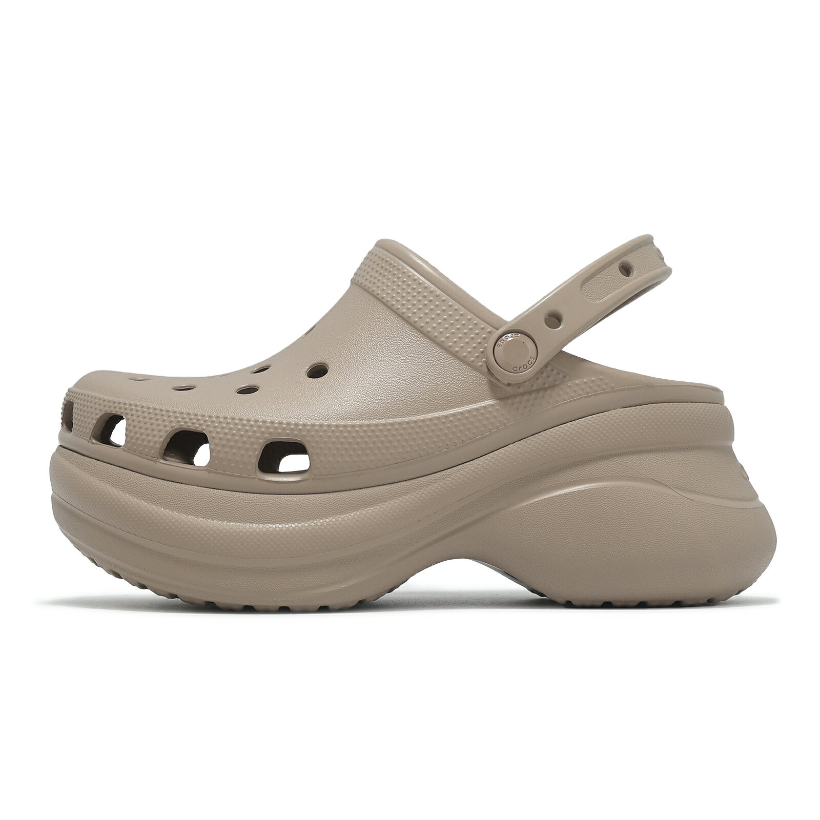 Crocs 洞洞鞋 厚底洞洞鞋 Bae Clog 女鞋 復古克駱格 土棕色 涼拖鞋 休閒鞋 卡駱馳 206302214