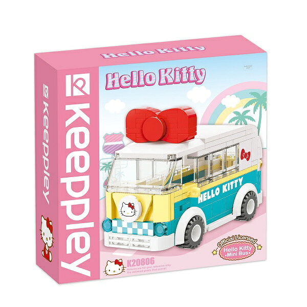 《Qman 啟蒙積木 》keepplay 三麗鷗 Hello Kitty 迷你巴士 東喬精品百貨