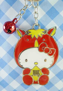 【震撼精品百貨】Hello Kitty 凱蒂貓 KITTY鑰匙圈-紅馬 震撼日式精品百貨