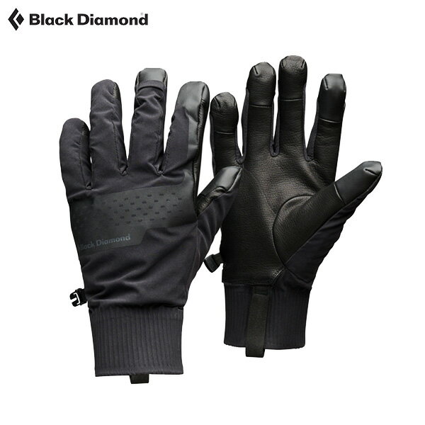 美國【Black Diamond】ALPINE SOFTSHELL GLOVES 觸控保暖手套 / 防風防水 / 戶外必備（黑）