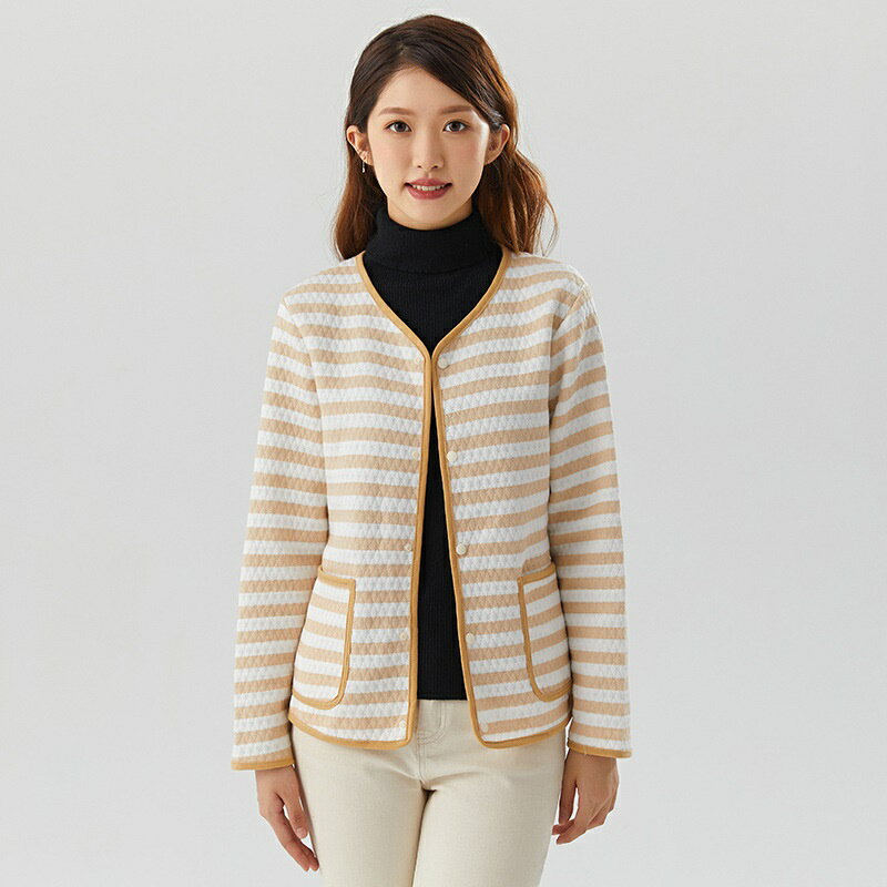 【巴黎精品】棉質外套休閒夾克-居家保暖棉衣秋冬女外套3色a1hp26
