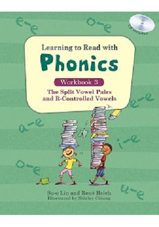 Learning to Read with Phonics：Workbook 3(分離母音組和母音加Rr的唸法)練習本(CD) | 拾書所