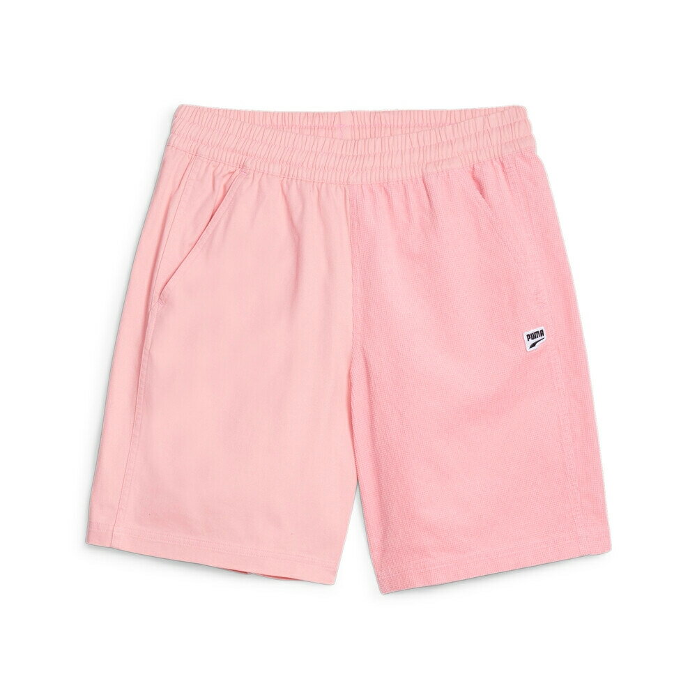 【全館滿額折】 Puma 粉色 Downtown 燈心絨 拼接材質 代言款 運動 短褲 男款 H5982【新竹皇家62128863】