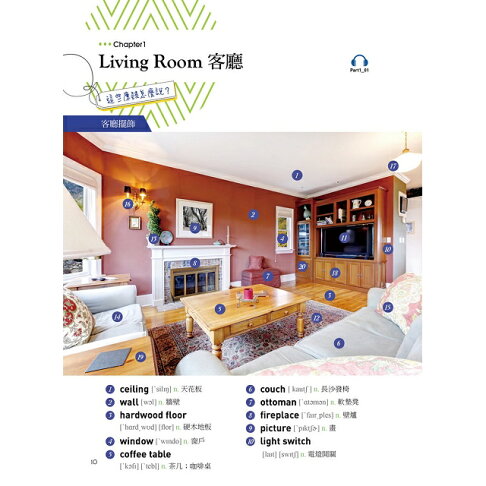 實境式照單全收!圖解單字不用背:全場景1500張實境圖解讓生活中的人事時地物成為你的英文老師(附MP3) 2