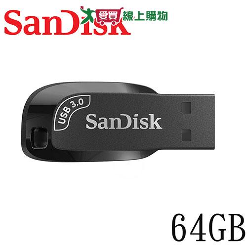 SanDisk Ultra Shift USB3.0 64G 隨身碟SDCZ410【愛買】
