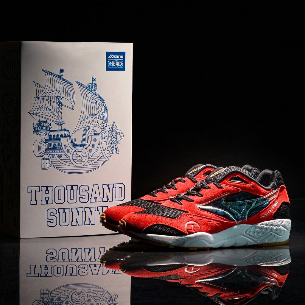 美津濃 MIZUNO 航海王 海賊王 ONE PIECE 千陽號 和之國 紀念鞋 休閒慢跑鞋 D1GG210601 4 美津濃 MIZUNO 航海王 海賊王 ONE PIECE 千陽號 和之國 紀念鞋 休閒慢跑鞋 D1GG210601 4