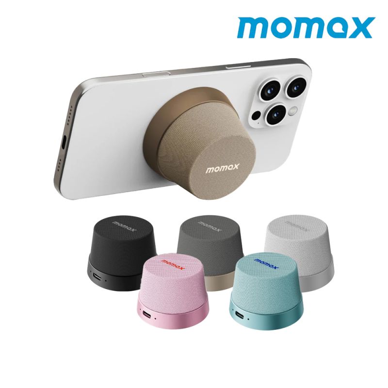 momax BS6TW 1-Vibe Go 迷你磁吸支架無線音箱 藍芽喇叭 藍牙音箱