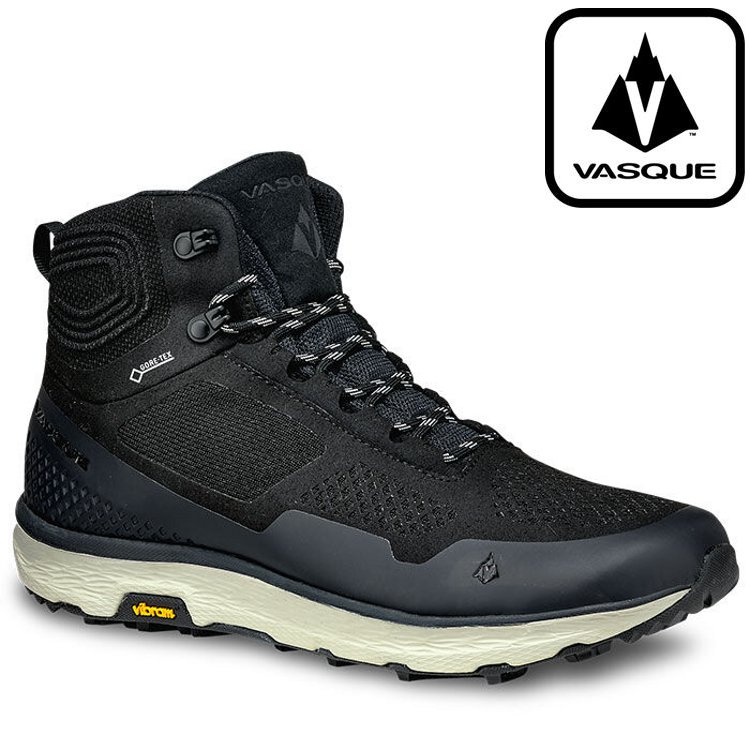 Vasque Breeze Lite GORE-TEX 男款高筒防水健行鞋/登山鞋 7520 黑灰 Anthracite/Silver Birch