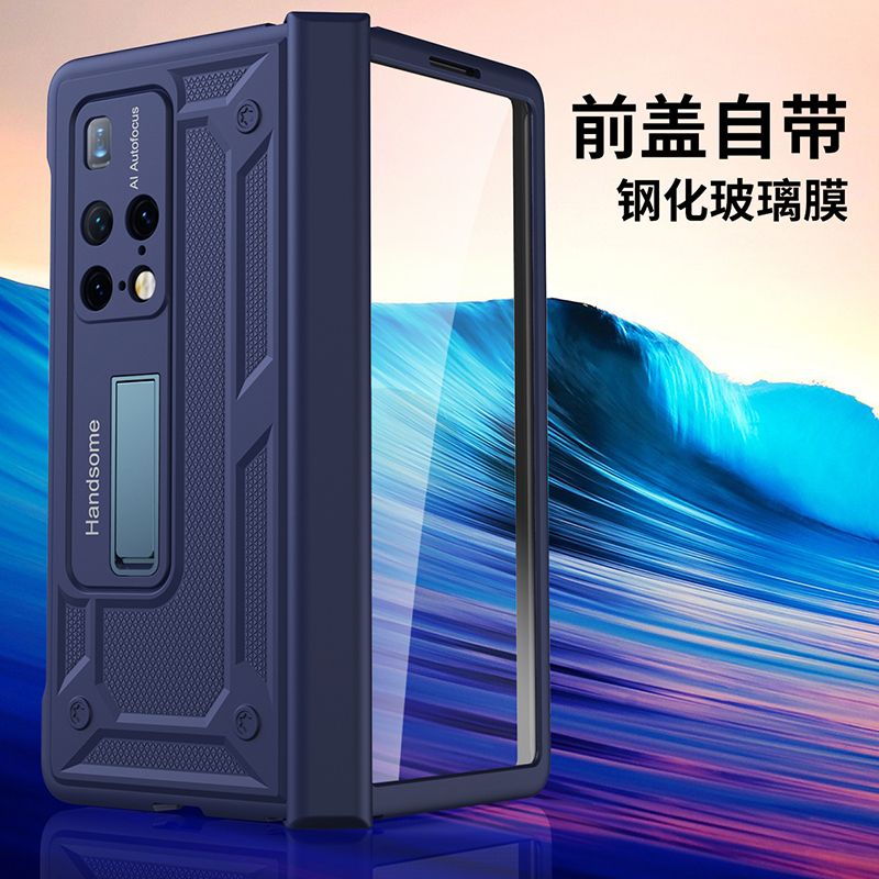 免運 手機保護殼 華為matex2全包手機殼前鋼化玻璃TET-AN00一體支架鎧甲防摔保護套 最低價 快速出貨