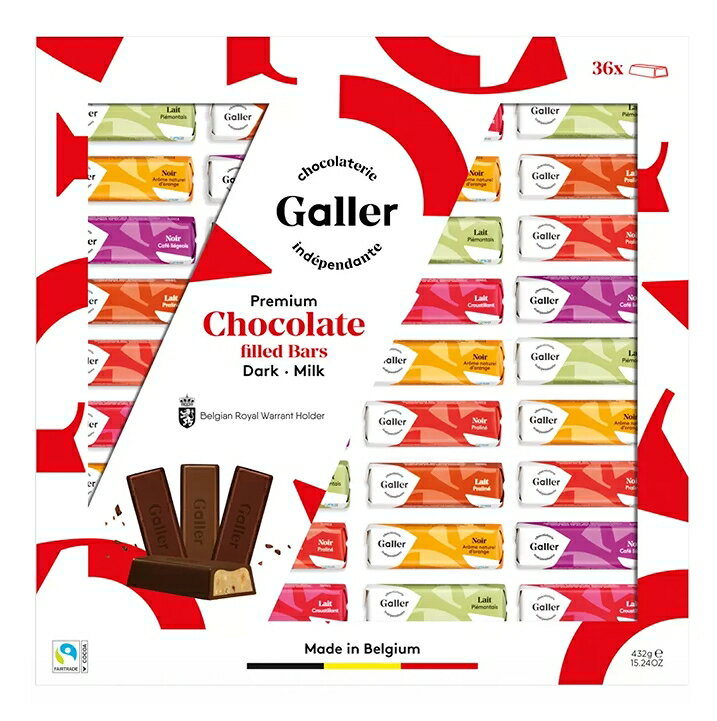 [COSCO代購] 促銷至5月31日 D140872 Galler 36條迷你棒巧克力禮盒 432公克