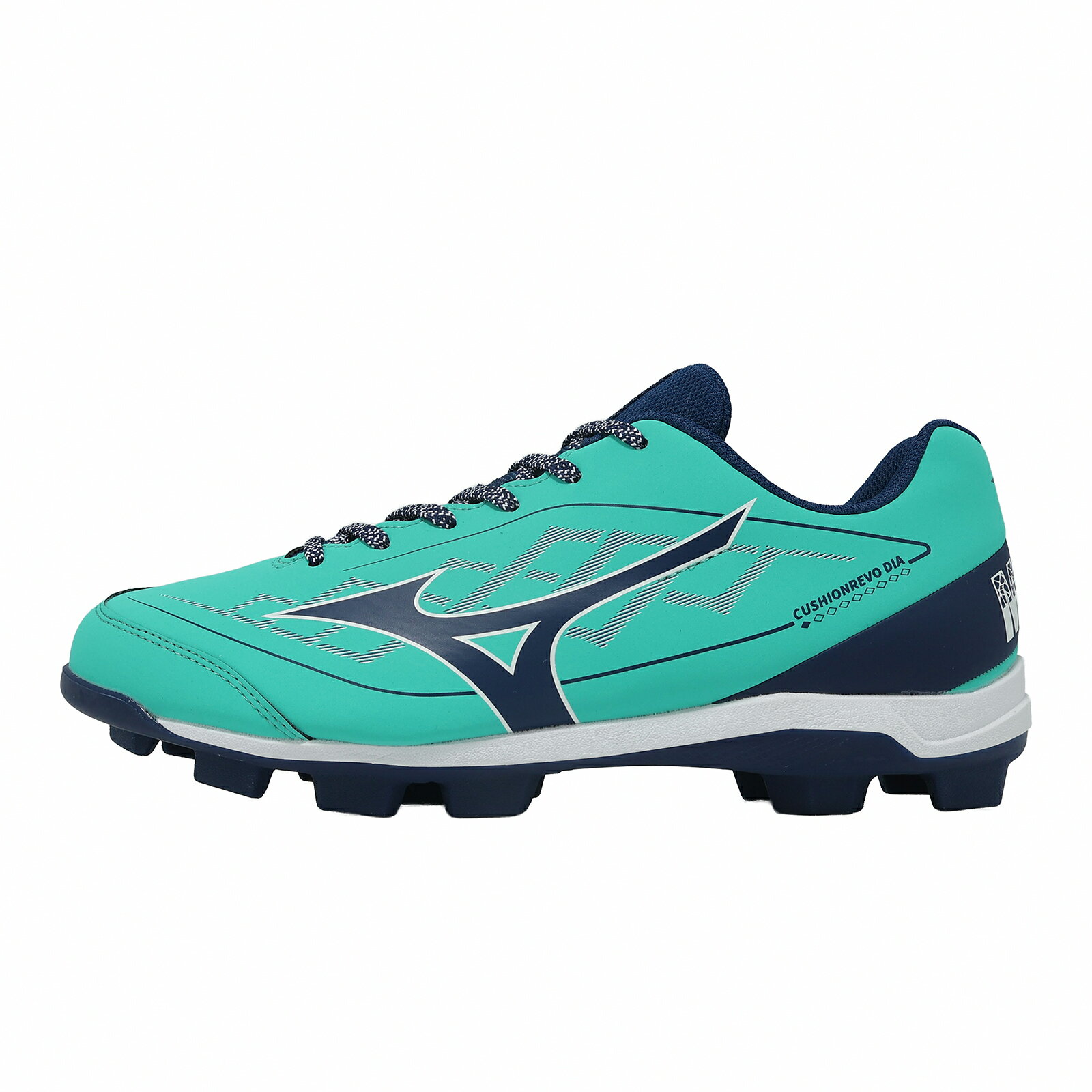 Mizuno 美津濃 棒壘球鞋 Cushionrevo DIA 寬楦 男鞋 綠 穩定 支撐 11GP2625-39