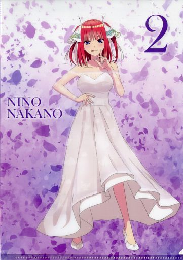 中野二乃(封麵婚紗)A4檔案夾電影五等分的新娘
