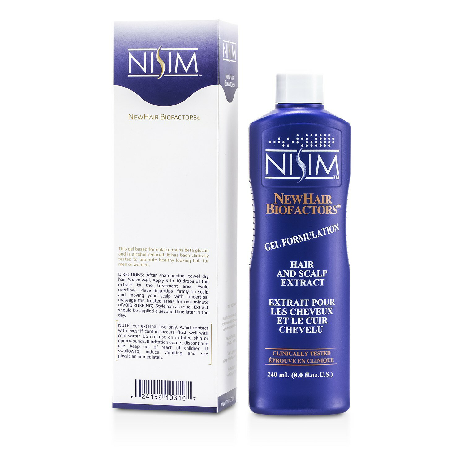 Nisim - 秀髮頭皮護理精華 - 凝膠配方NewHair Biofactors Hair and Scalp Extract with AnaGain - # Gel Formulation (Normal to Dry)