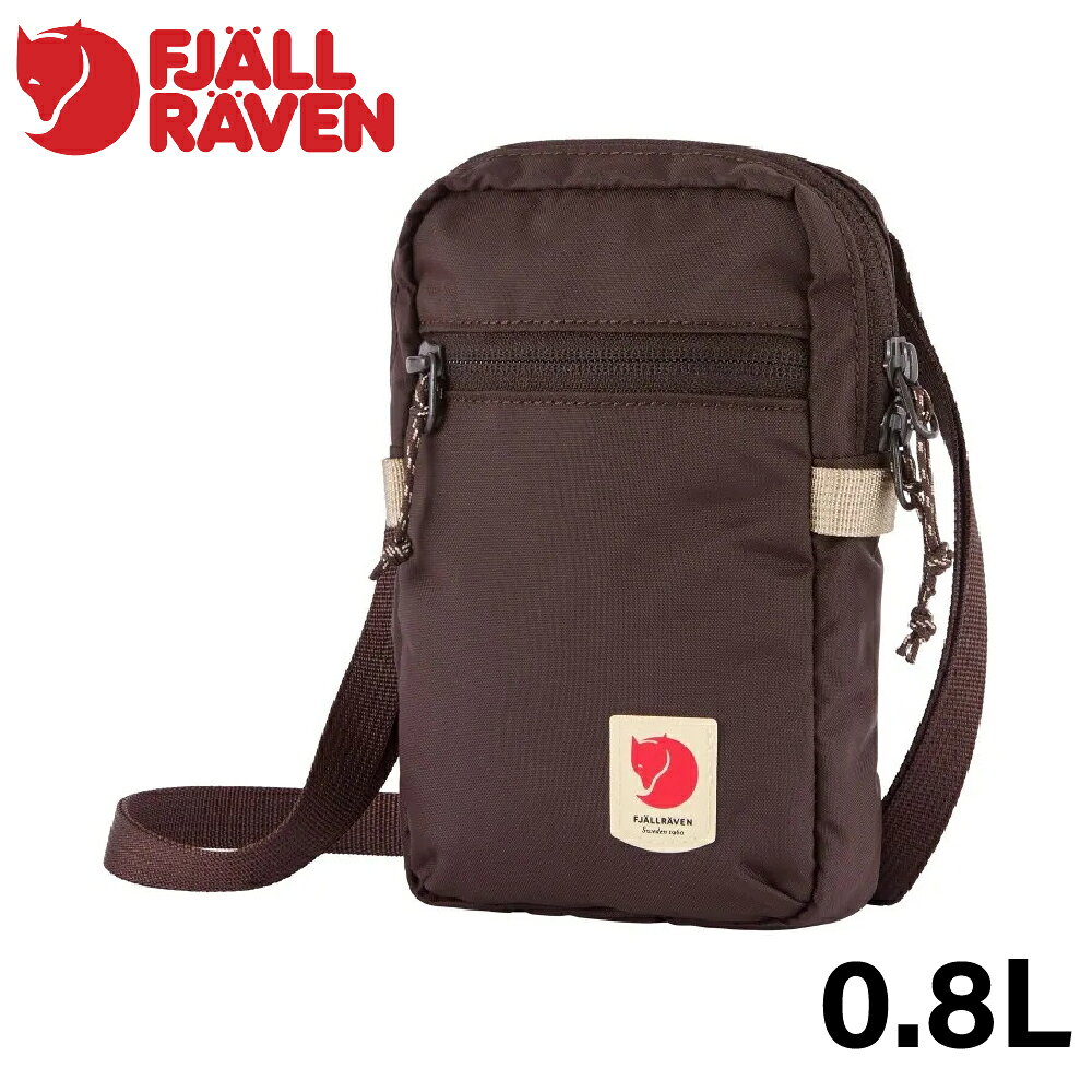 【Fjallraven 小狐狸 瑞典High Coast Pocket旅行隨身袋《黑橡木》】F23226/側背包/小包/斜背包