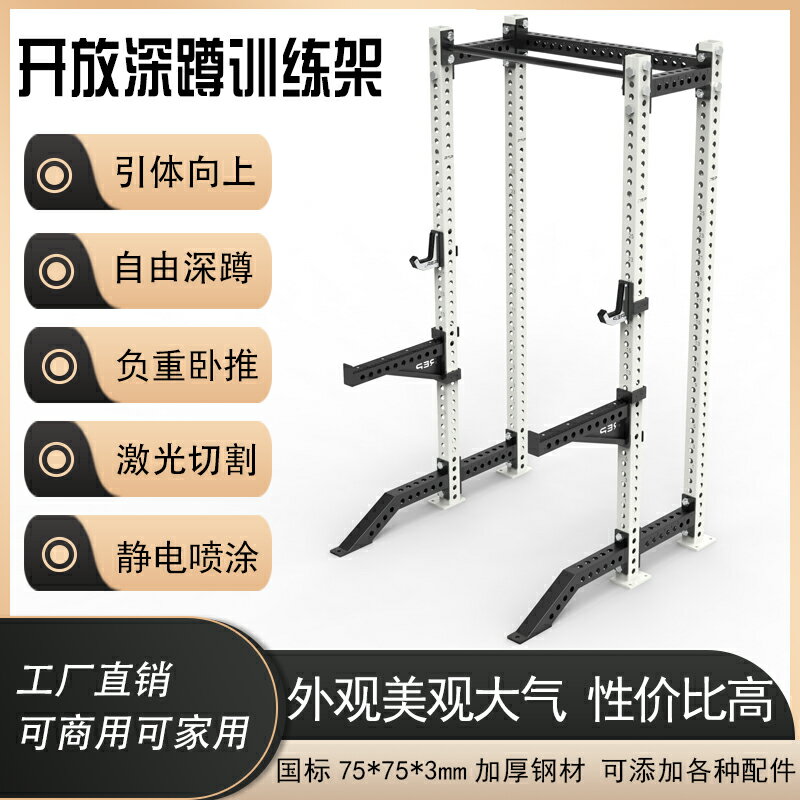 商用REP框式史密斯深蹲架 家用 框式自由深蹲臥推架 小飛鳥龍門架