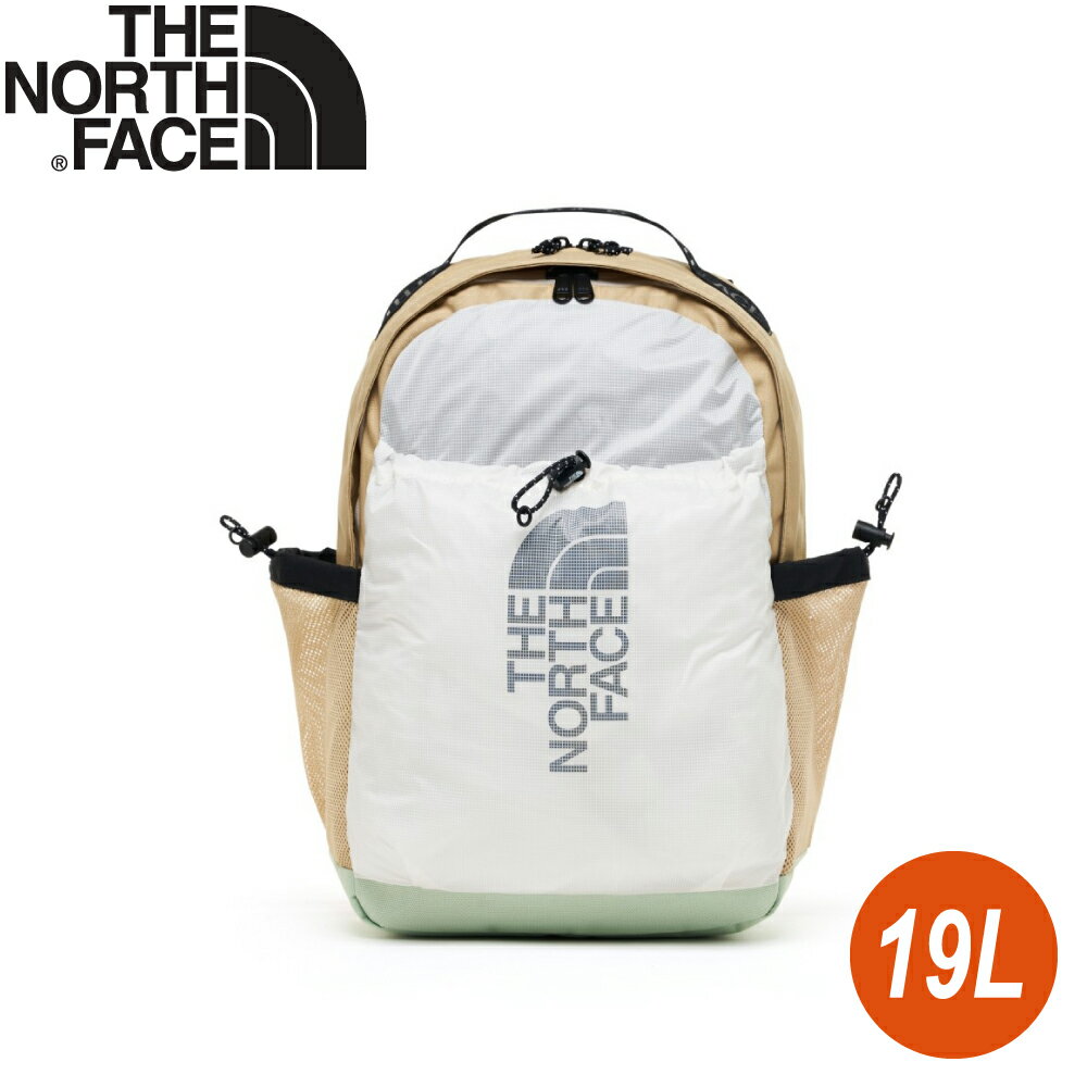 【The North Face 19L 後背包《卡其/白/草綠》】52TB/後背包/雙肩背包/休閒背包