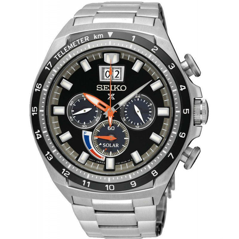 seiko SK037 精工錶V194-0AA0D(SSC603P1) PROSPEX 三眼計時時尚潛水腕錶/黑麵44.9mm｜樂天全館特惠中★指定刷卡回饋10%