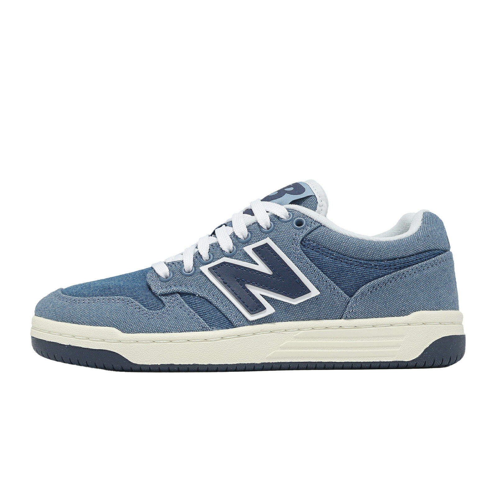 New Balance NB 休閒鞋 BB480 男鞋 女鞋 藍 復古 拼接 單寧 情侶鞋 BB480LDE-D