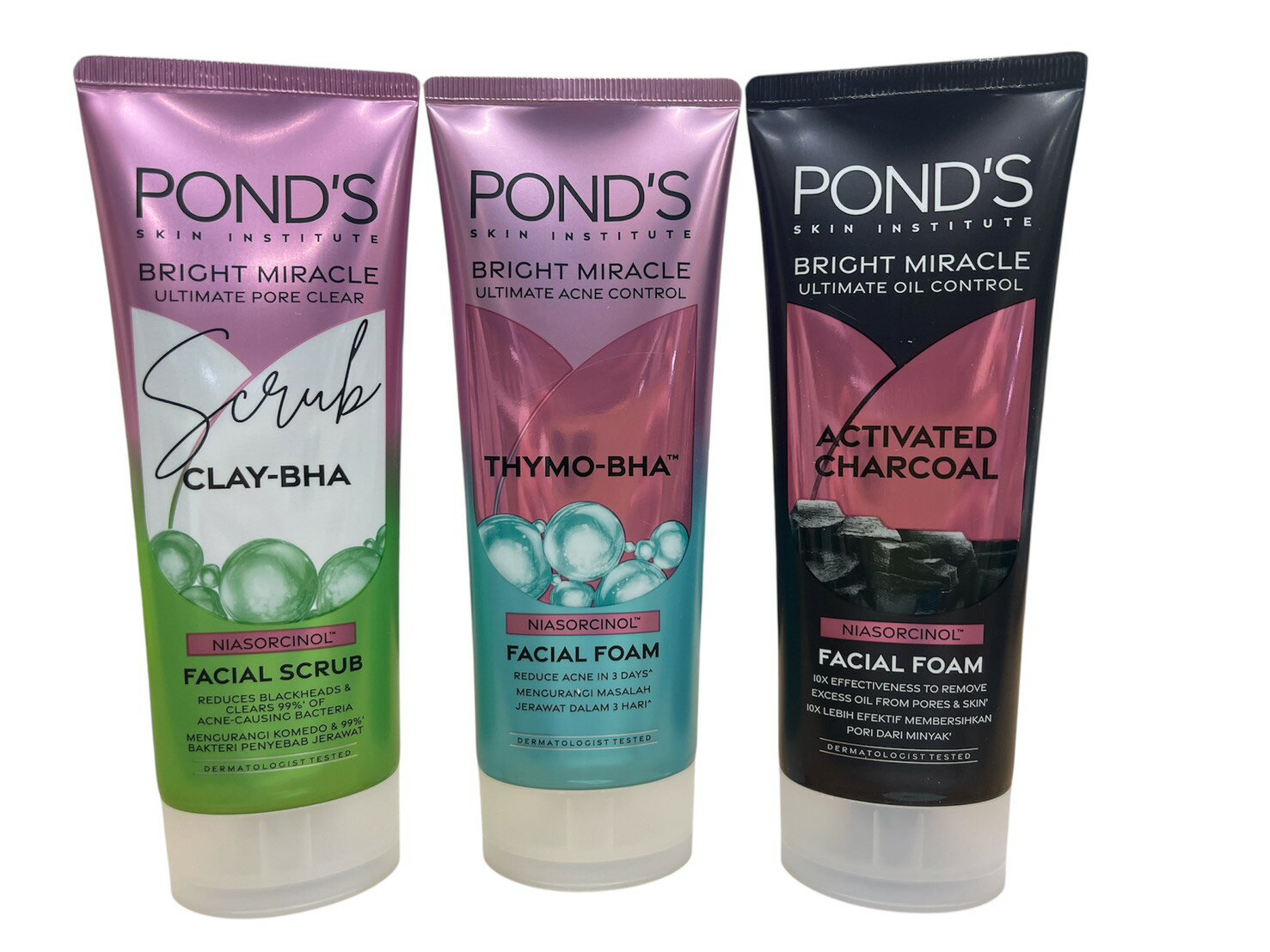 美國 POND’S 旁氏洗面乳系列 控油淨透洗面乳/抗痘+百里香洗面乳/清透淨白洗面乳