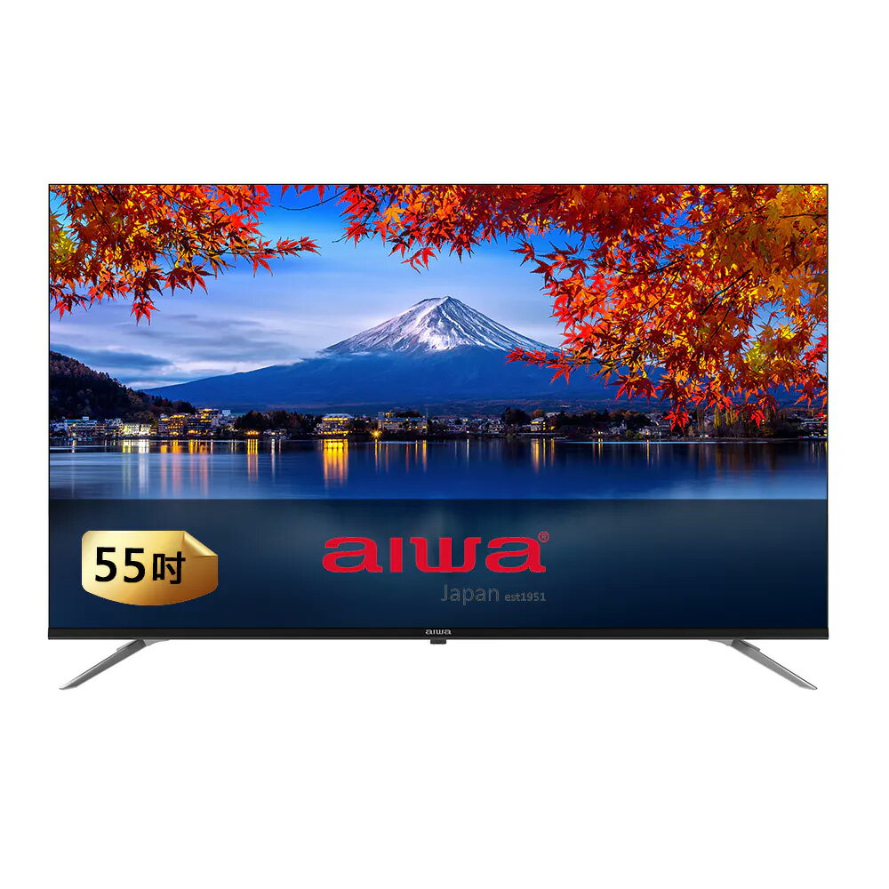 AIWA 愛華 55吋 4K QLED 智慧型顯示器 / 臺 AI-55QL24