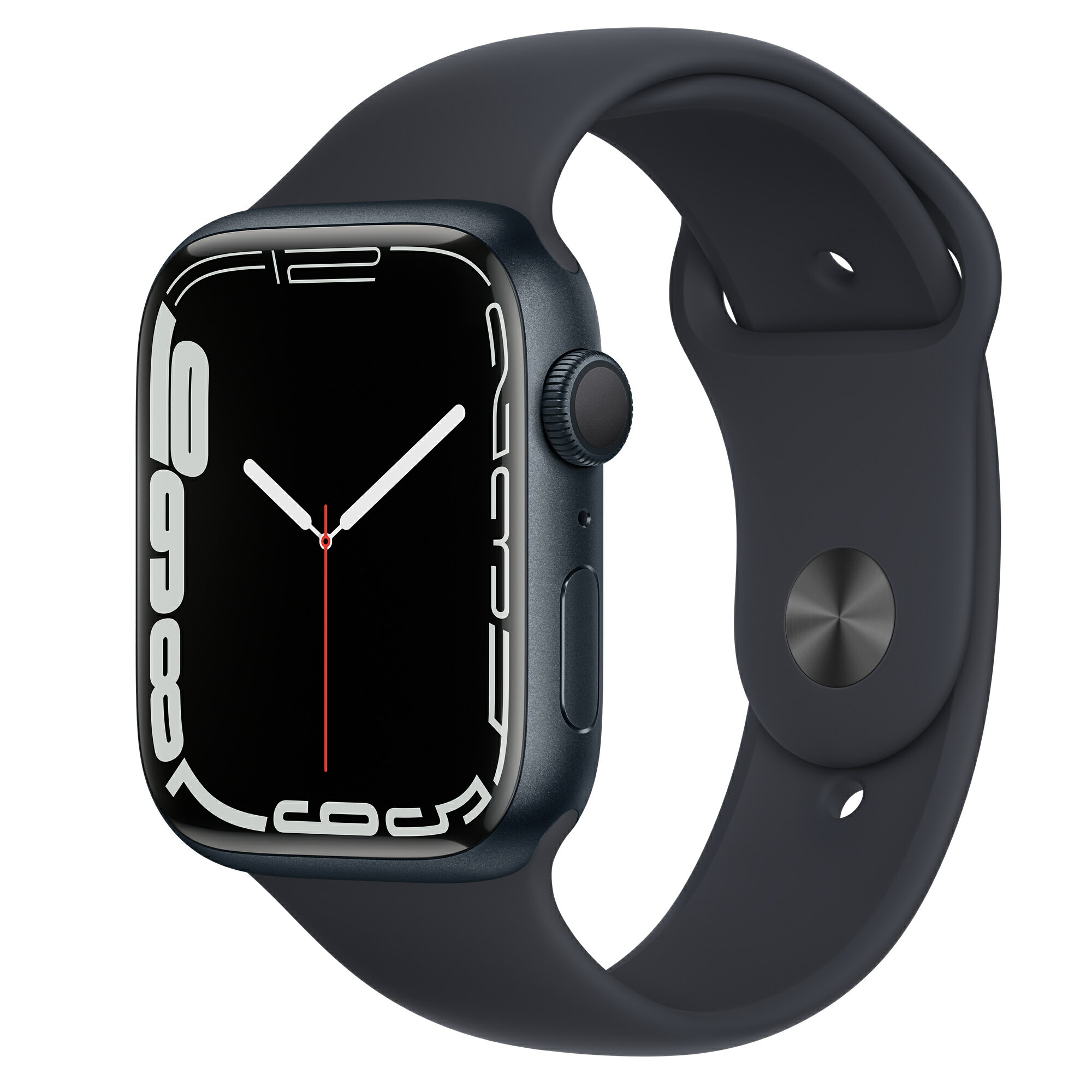 Apple Watch S7(GPS+Cellular)午夜色鋁金屬錶殼配午夜色運動錶帶45mm