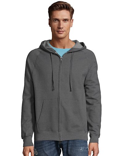 hanes men's nano premium lightweight fleece hoodie