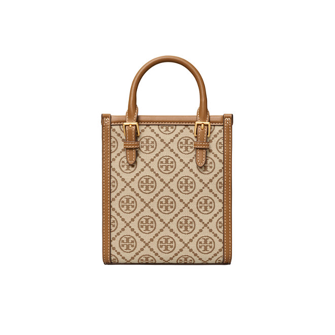 精選★TORY BURCH T MONOGRAM 提花迷你托特手提包 87146 (藍色現貨) ~【母親節禮物★菲尼斯 國際精品3折起 春夏新品 換季下殺】 7