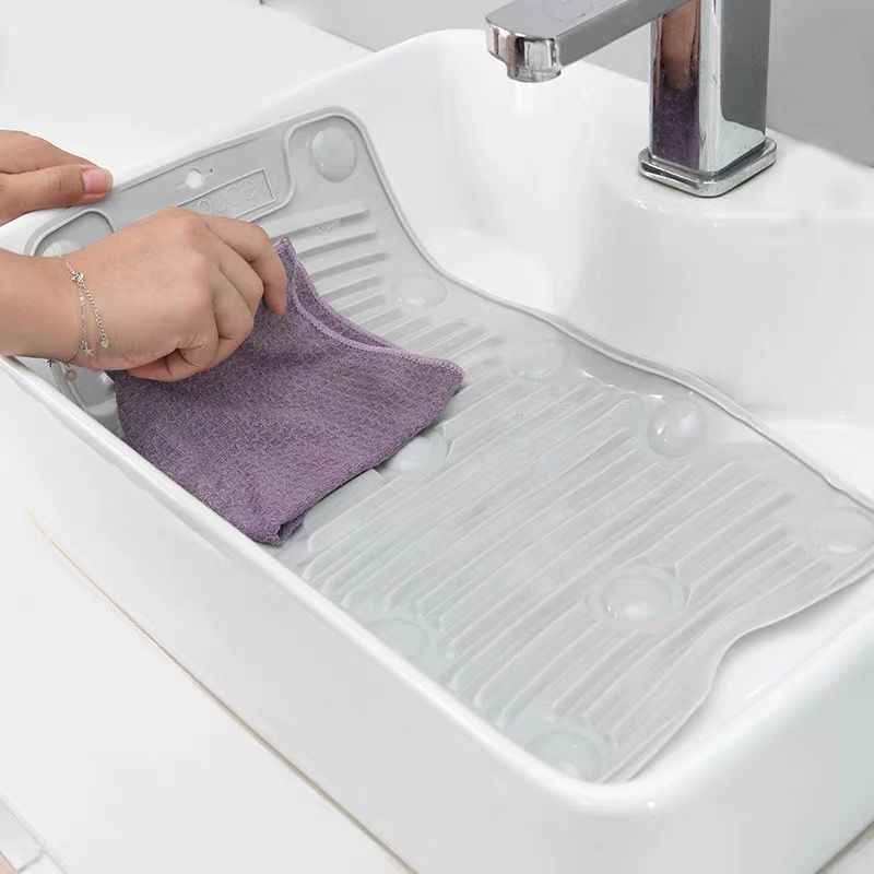 抖音同款可折疊硅膠軟體洗衣板搓衣板迷你小耐用防滑吸盤吸壁創意