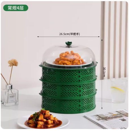 菜罩蓋菜罩夏季鏤空多層剩菜收納架不串味飯罩家用餐桌罩防塵蚊子罩子