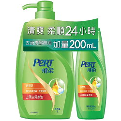 飛柔 去頭皮屑熱油 洗髮乳 1000ml+贈200ml【售完為止】