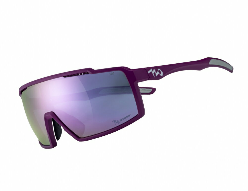 《720armour》運動太陽眼鏡 A-Fei-A1905-6 (消光醬紫)