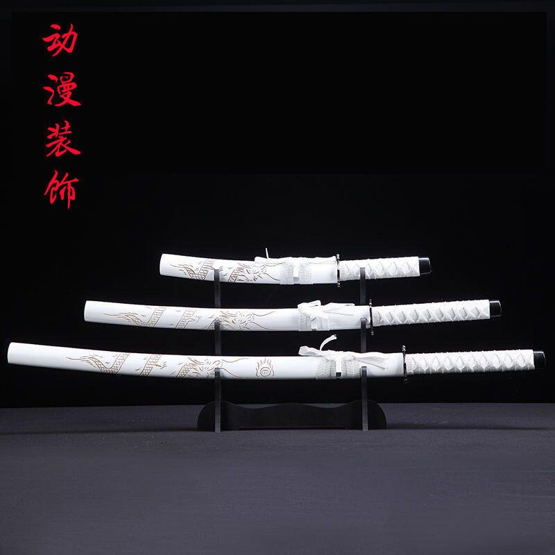 【新品】正品手工一體高碳鋼唐橫刃動漫裝飾武術長刀劍影視道具“未開刃” 8