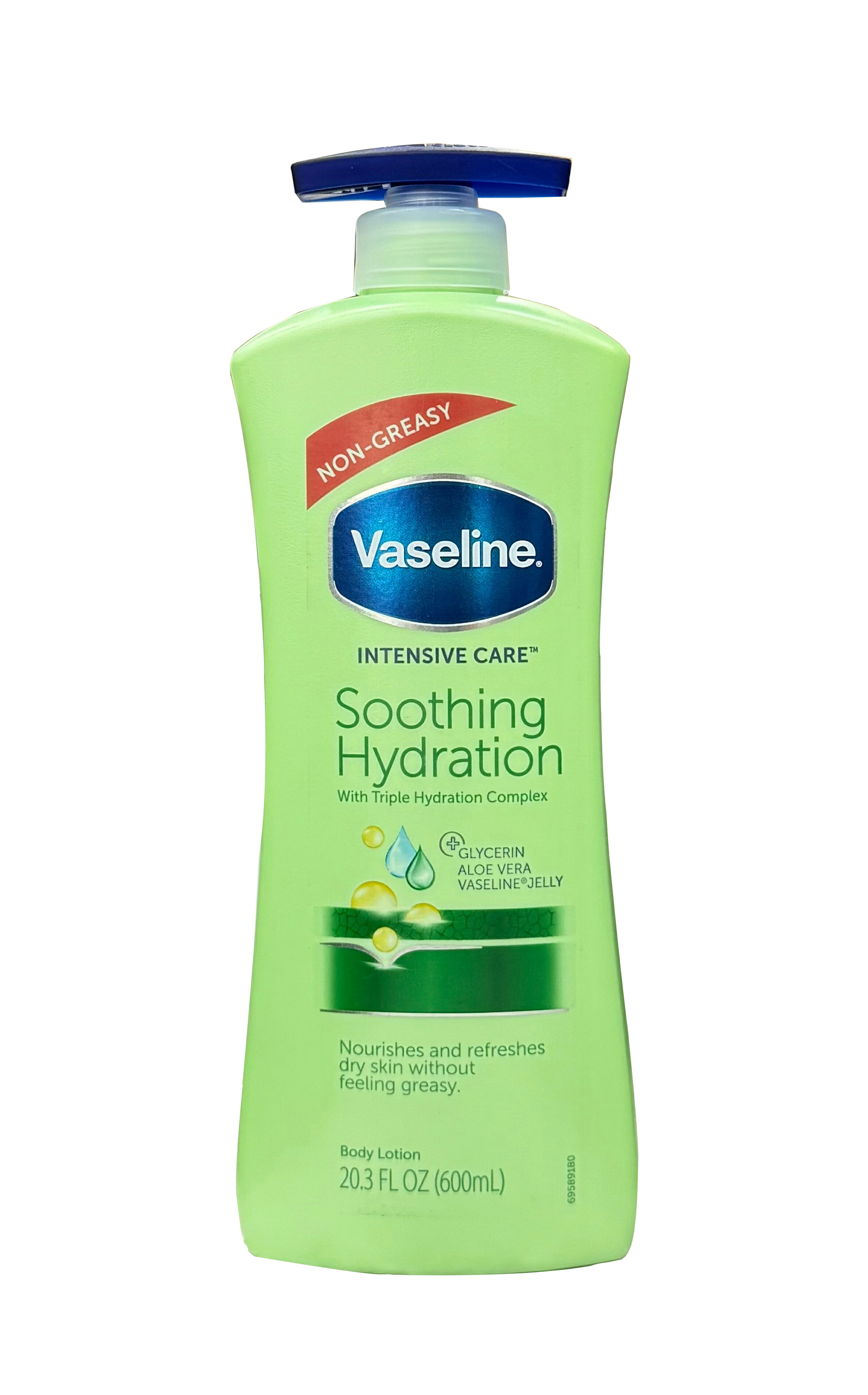Vaseline 凡士林 蘆薈精華潤膚乳液 600ml~優惠價:230元｜岡山戀香水