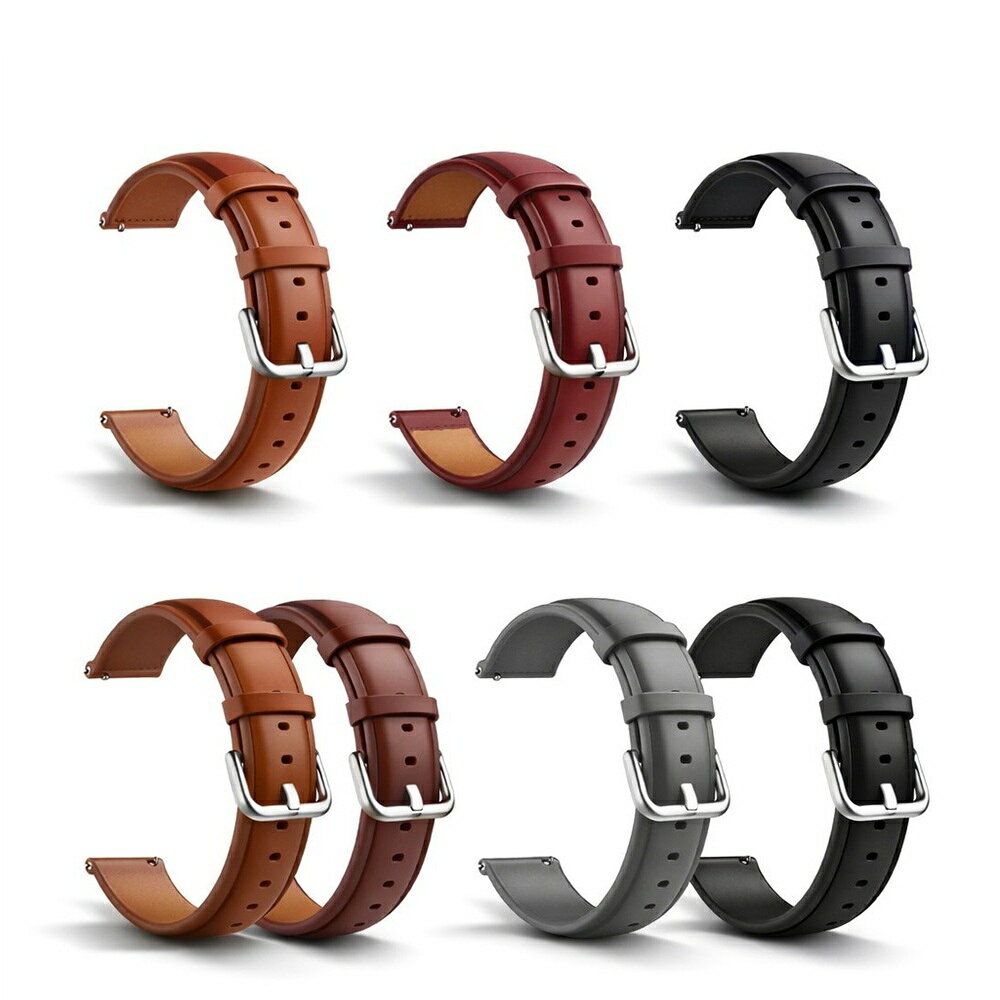 【真皮錶帶】適用 華米 Amazfit Bip Max A2568 手錶 錶帶寬度 22mm 快拆 皮腕帶 透氣