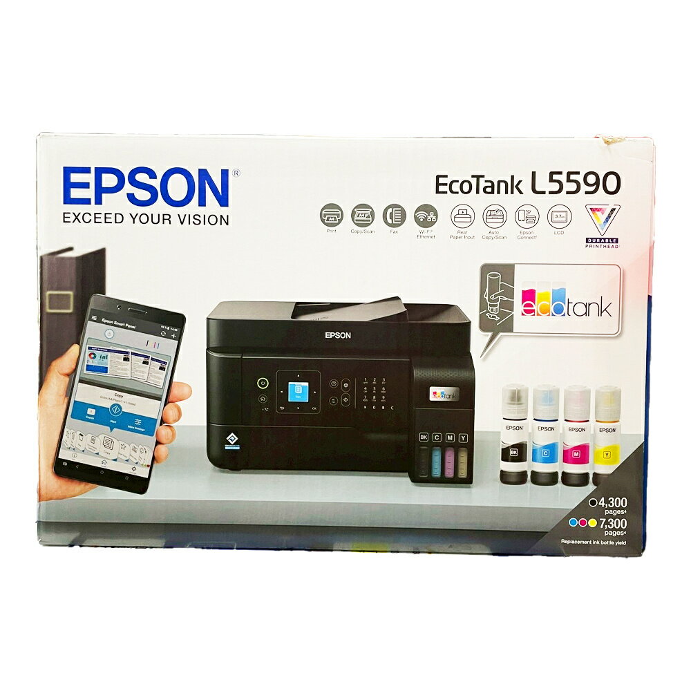EPSON L5590 傳真多功能印表機《原廠連續供墨》｜領券最高折$220
